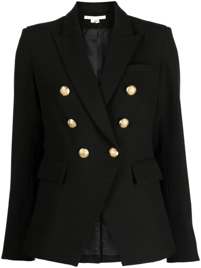 VERONICA BEARD DOUBLE-BREASTED GOLDEN-BUTTONS BLAZER