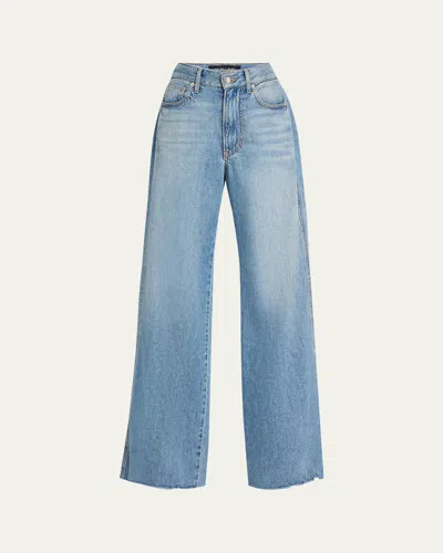 VERONICA BEARD KASEY MID-RISE WIDE-LEG JEANS