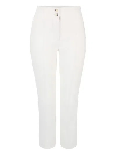 VERONICA BEARD KEAN HIGH-WAISTED BUTTONED TROUSERS