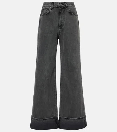 VERONICA BEARD TAYLOR HIGH-RISE WIDE-LEG JEANS