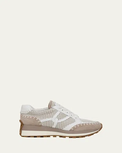 VERONICA BEARD VALENTINA MESH NET RETRO SNEAKERS