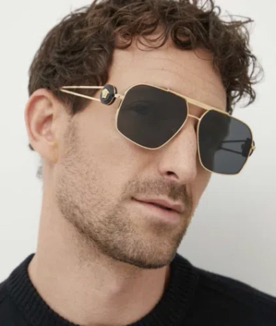 VERSACE VERSACE 0VE2269-100287 GOLD SUNGLASSES