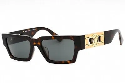VERSACE VERSACE 0VE4459F-108/87 DARK HAVANA SUNGLASSES