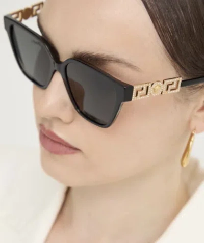 VERSACE VERSACE 0VE4471B-GB1/87 BLACK SUNGLASSES