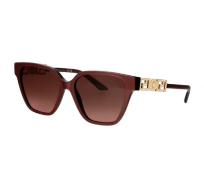 VERSACE VERSACE 0VE4471BF-54755M PERLA DARK RUBY SUNGLASSES