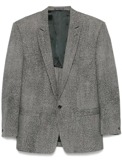 VERSACE 1980S HOUNDSTOOTH BLAZER