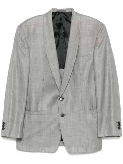 VERSACE 1991 CHECKED BLAZER