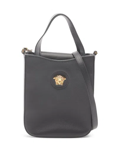 VERSACE 2010S MEDUSA SQUARE TWO-WAY HANDBAG