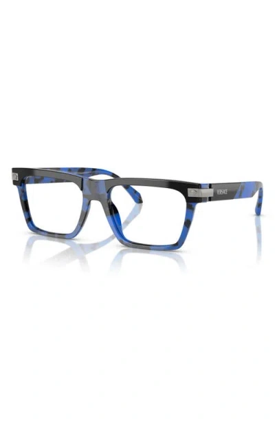 VERSACE VERSACE 53MM RECTANGULAR OPTICAL GLASSES