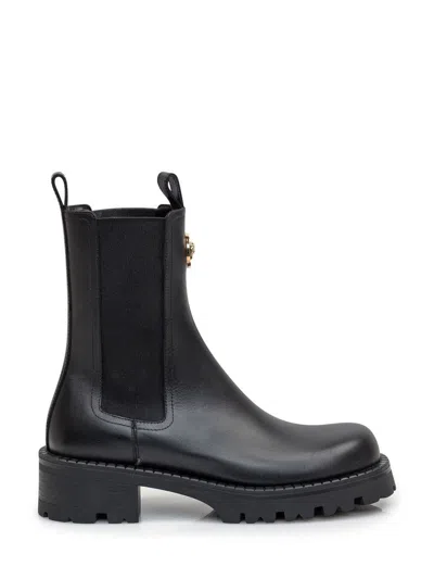 VERSACE VERSACE ALIA CHELSEA BOOTS