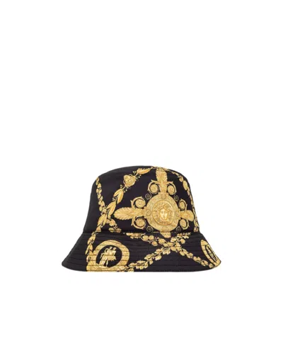 VERSACE BAROCCO PRINT BUCKET HAT