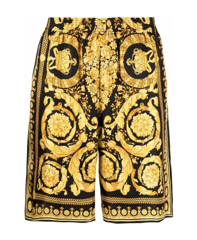 VERSACE VERSACE BAROCCO PRINT BERMUDA SHORTS