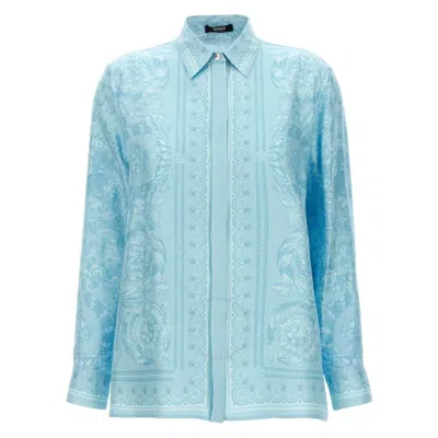 VERSACE VERSACE BAROCCO PRINT SILK SHIRT