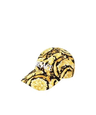 VERSACE VERSACE BAROCCO PRINTED BASEBALL CAP