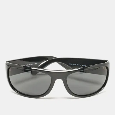 VERSACE BLACK MOD. 4276 MEDUSA OVAL SUNGLASSES