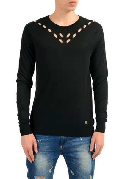 VERSACE VERSACE COLLECTION HERREN RUNDHALSAUSSCHNITT SCHWARZ PULLOVER GRÖSSE M L XL 2XL