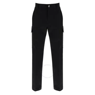 VERSACE VERSACE COTTON GABARDINE INFORMAL CARGO PANTS