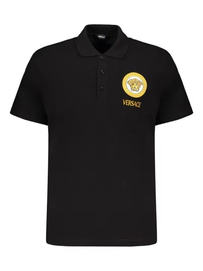 VERSACE COTTON POLO SHIRT