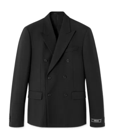 VERSACE VERSACE DOUBLE-BREASTED TAILORED BLAZER