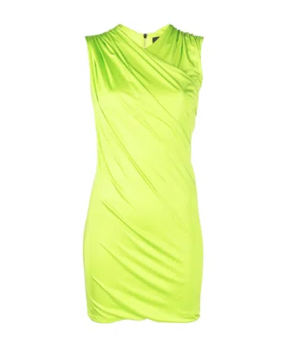 VERSACE VERSACE DRAPED-EFFECT SLEEVELESS MINI DRESS