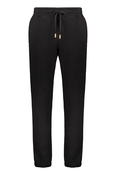 VERSACE DRAWSTRING WAIST TRACK PANTS