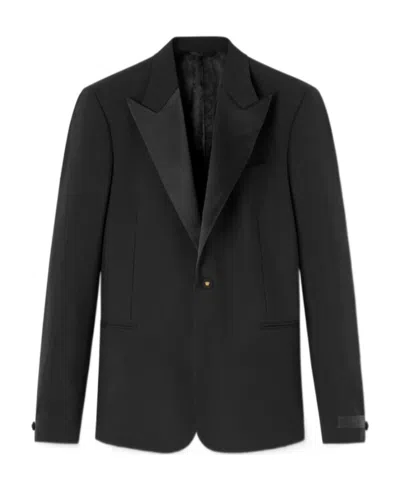 VERSACE VERSACE DUCHESSE SINGLE-BREASTED TAILORED BLAZER