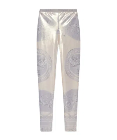 VERSACE VERSACE LA COUPE DES DIEUX PRINTED LEGGINGS