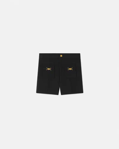 VERSACE VERSACE GIRLS STRETCH CADY SHORTS