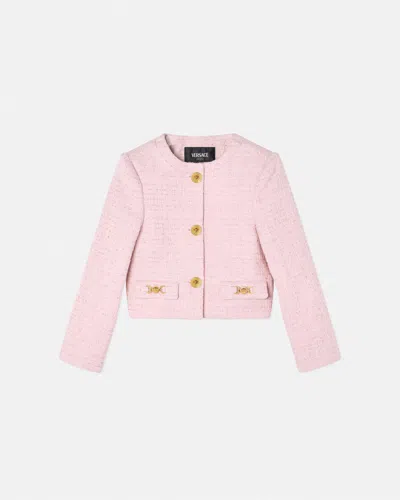 VERSACE VERSACE GIRLS TWEED JACKET