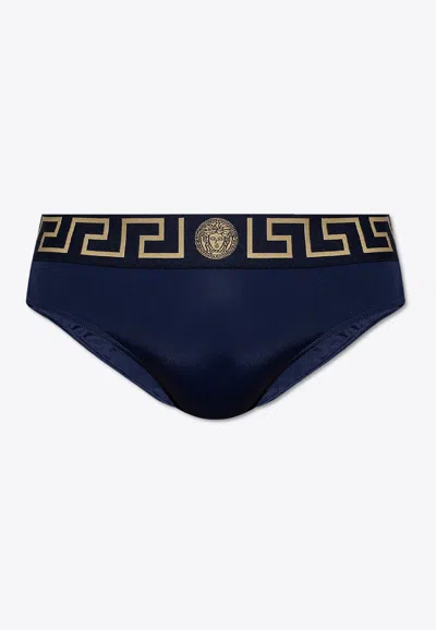 VERSACE GRECA BORDER SWIM BRIEFS