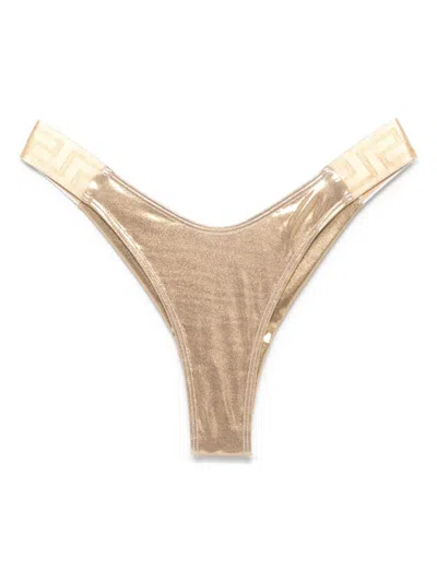 VERSACE GRECA WAISTBAND BIKINI BOTTOM