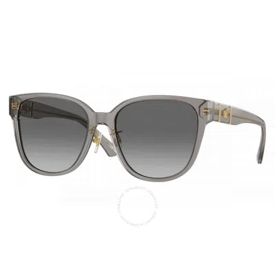 VERSACE VERSACE GREY GRADIENT SQUARE LADIES SUNGLASSES VE4460D 540611 57