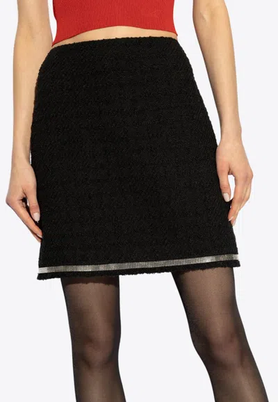 VERSACE HERITAGE TWEED MINI SKIRT