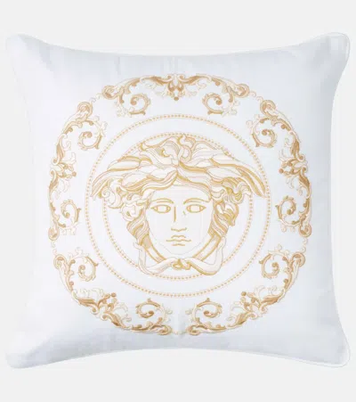 VERSACE HOME MEDUSA GALA EMBROIDERED CUSHION
