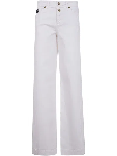 VERSACE JEANS COUTURE 5 POCKETS BULL STRETCH SLIM WIDE LEG