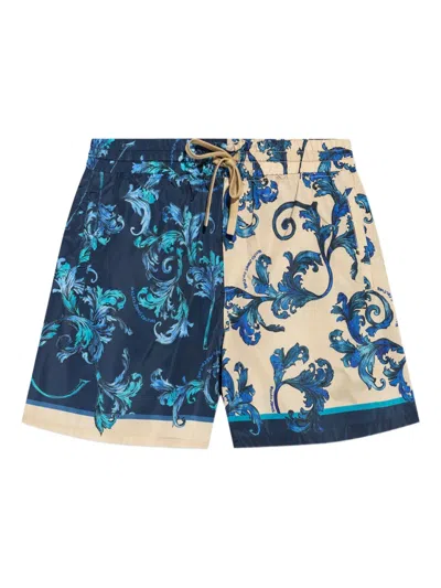 VERSACE JEANS COUTURE BAROCCO-PRINT SHORTS