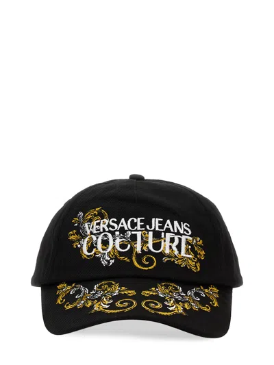 VERSACE JEANS COUTURE BASEBALL HAT WITH LOGO