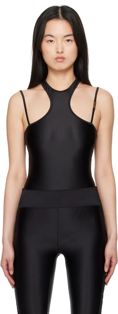VERSACE JEANS COUTURE BLACK RACERBACK BODYSUIT