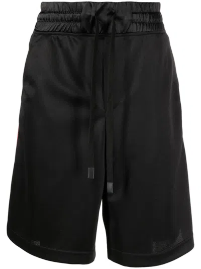 VERSACE JEANS COUTURE DEBOSSED-LOGO SHORTS