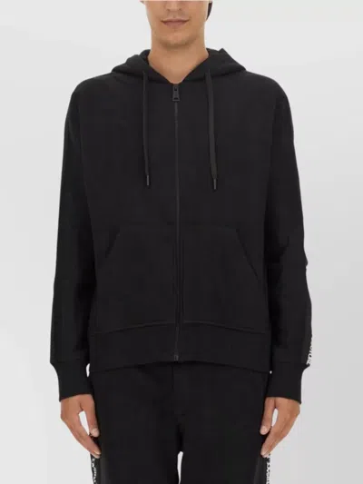 VERSACE JEANS COUTURE HOODED SWEATER FRONT POCKETS