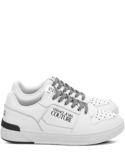 VERSACE JEANS COUTURE LEATHER SNEAKERS