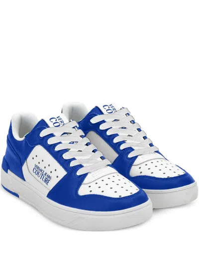VERSACE JEANS COUTURE LOGO-APPLIQUÉ SNEAKERS