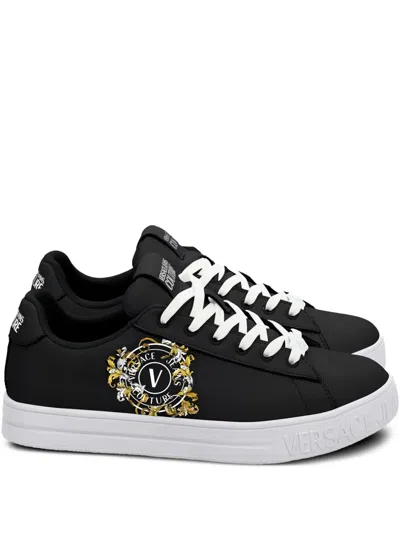 VERSACE JEANS COUTURE LOGO-PRINT SNEAKERS