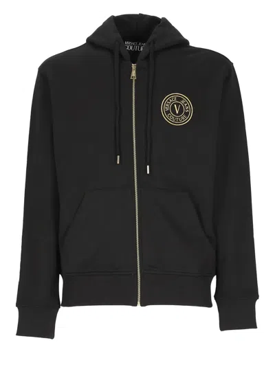 VERSACE JEANS COUTURE LOGOED SWEATSHIRT