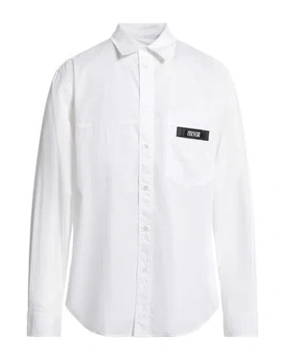 VERSACE JEANS COUTURE VERSACE JEANS COUTURE MAN SHIRT WHITE SIZE 44 COTTON