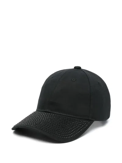 VERSACE JEANS COUTURE RHINESTONE-EMBELLISHED BASEBALL CAP