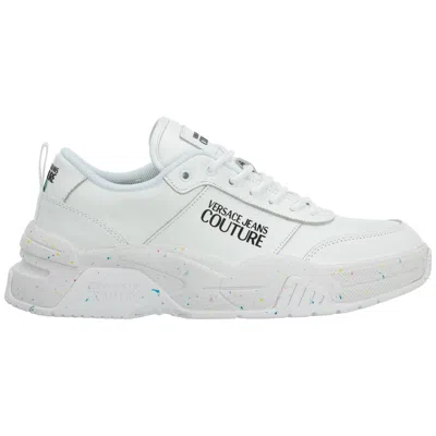 VERSACE JEANS COUTURE VERSACE JEANS COUTURE SNEAKER HERREN STARGAZE E72YA3SFD-EZP097_E003 WHITE LEDER