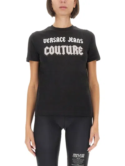 VERSACE JEANS COUTURE T-SHIRT WITH LOGO