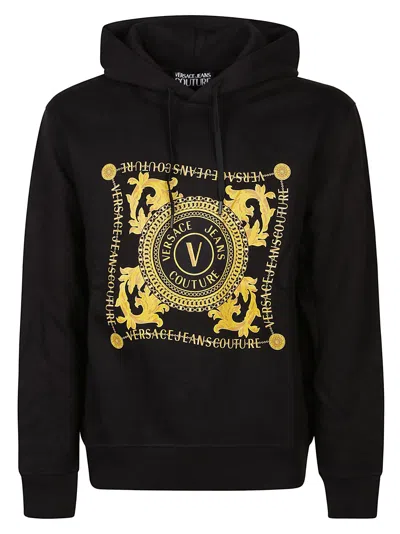 VERSACE JEANS COUTURE V-EMBLEM CHAIN HOODIE