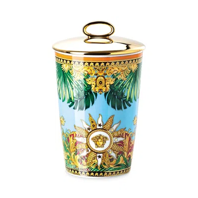 VERSACE JUNGLE SCENTED VOTIVE WITH LID